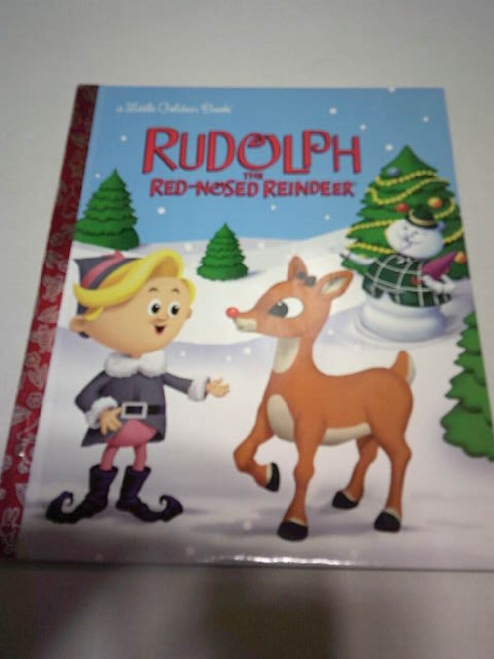 BRAND NEW A LITTLE GOLDEN BOOK RUDOLPH THE RED NOSED REINDEER RED FOIL 🎁📘